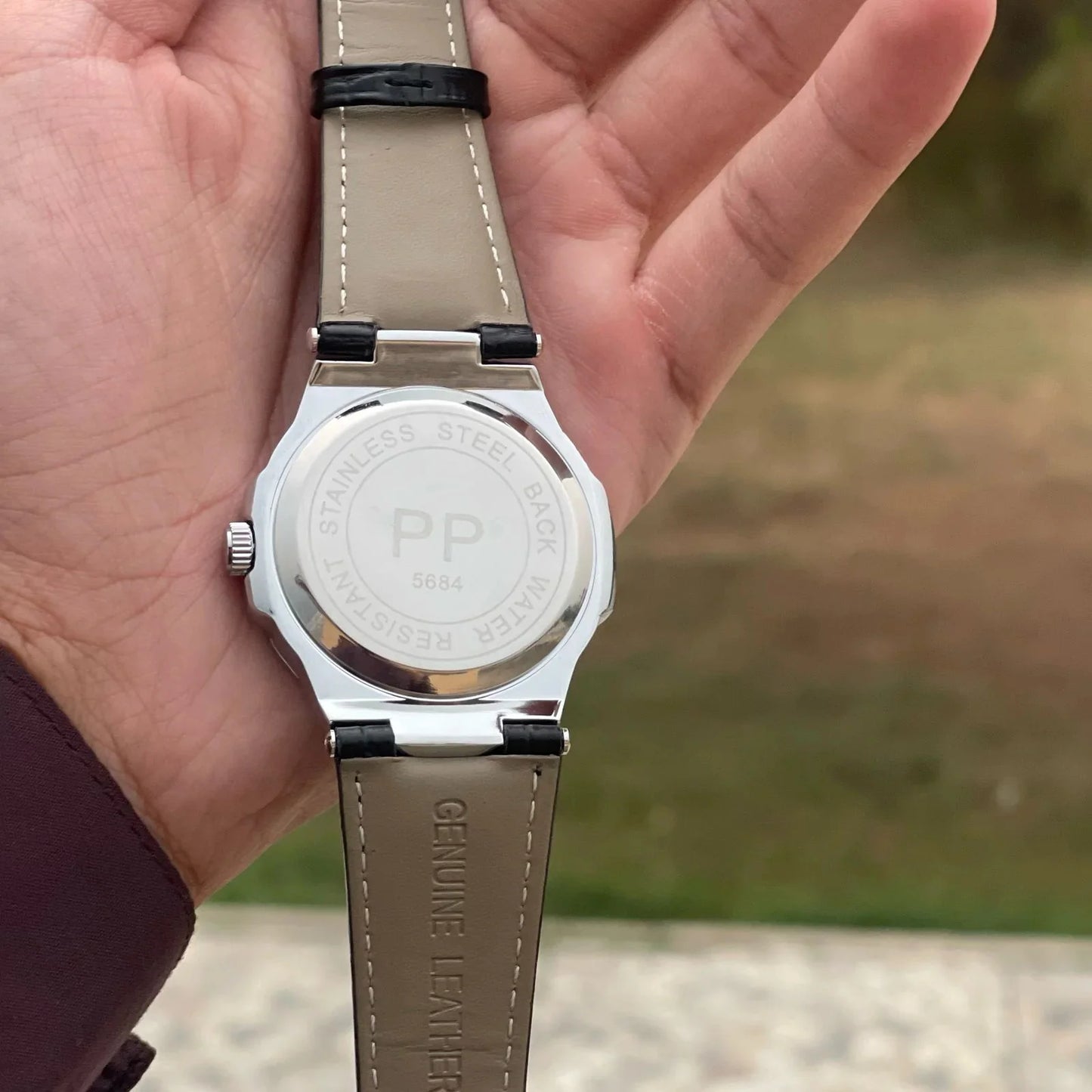 Patek Philippe SGW686 – 40mm – Black Leather Strap