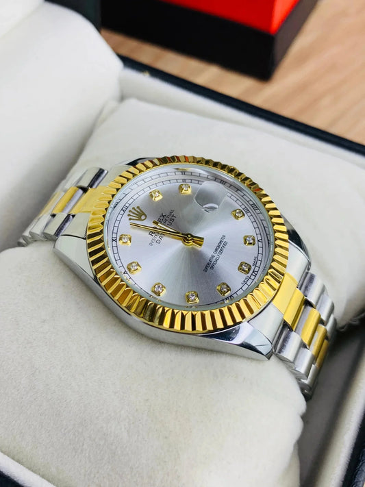 Rolex Stone Model (White) – Shine Watch